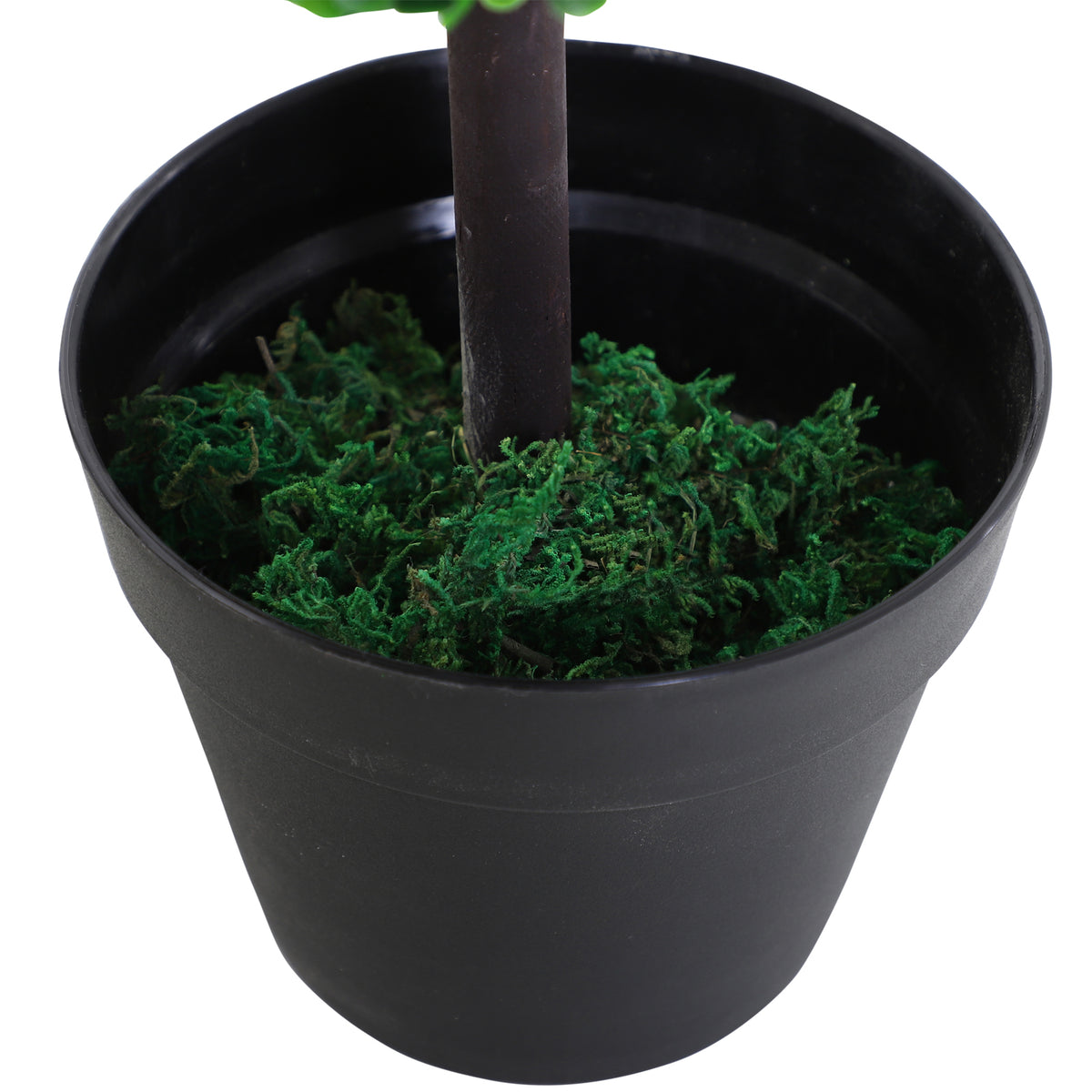 Buis Artificiel topiaire Artificielle en Forme de Boules dim. Ø 30 x 112H cm Vert