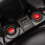 Quad électrique enfant 6V, voiture électrique enfants ATV, musique et phares LED, pour 18-56 mois, 70x42x45cm, rouge