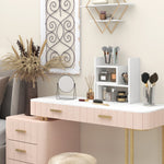 Étagère de bureau modulable, organisateur de bureau multifonctionnel, 2 pièces, MDF, blanc