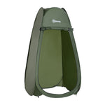 Tente de douche pop-up tente de toilette pliable et portable anti-UV sac de transport inclus pour plage, pêche, randonnée, bain, l'extérieur, vert