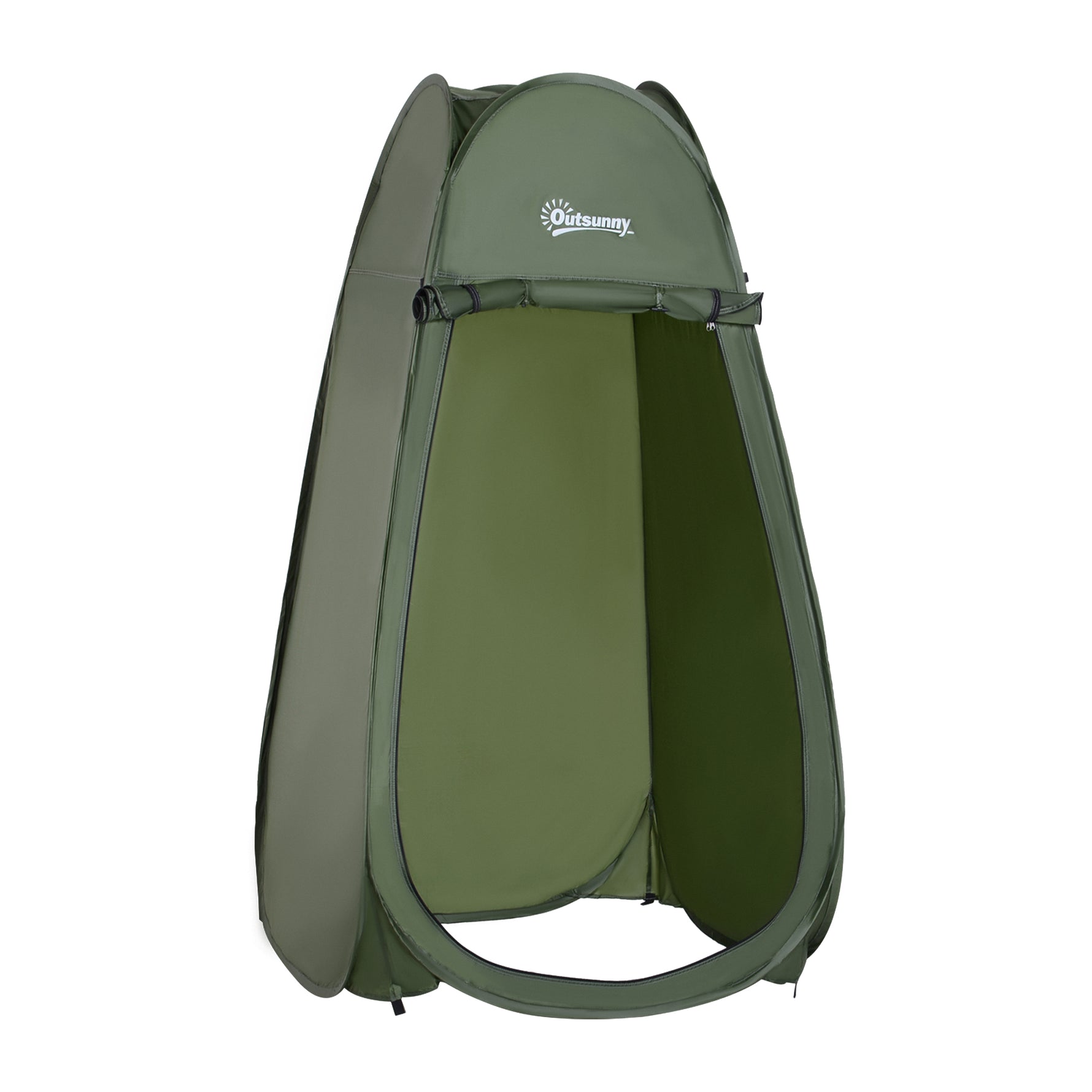 Tente de douche pop-up tente de toilette pliable et portable anti-UV sac de transport inclus pour plage, pêche, randonnée, bain, l'extérieur, vert