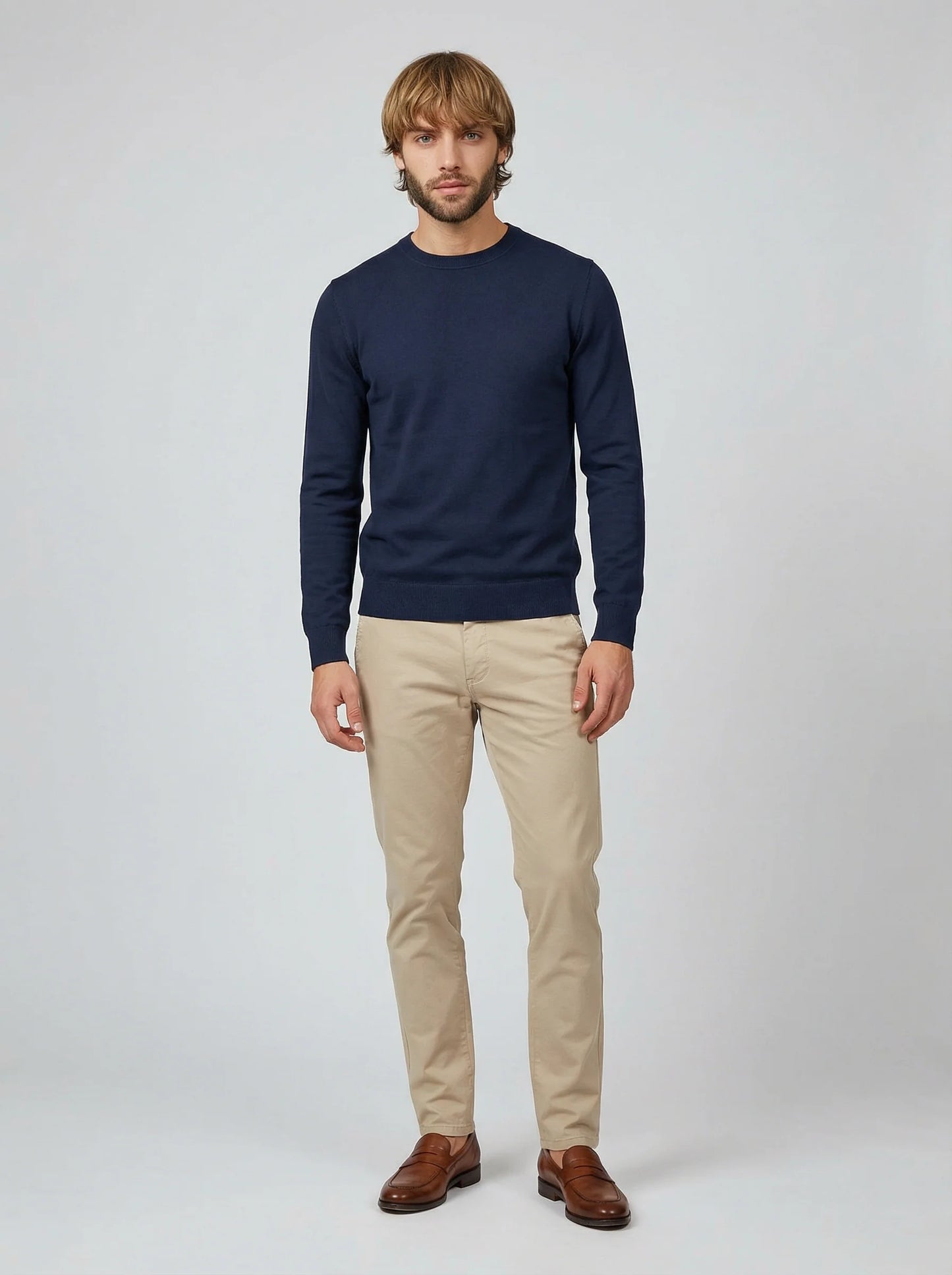 Made in France navy blue sweatshirt-1