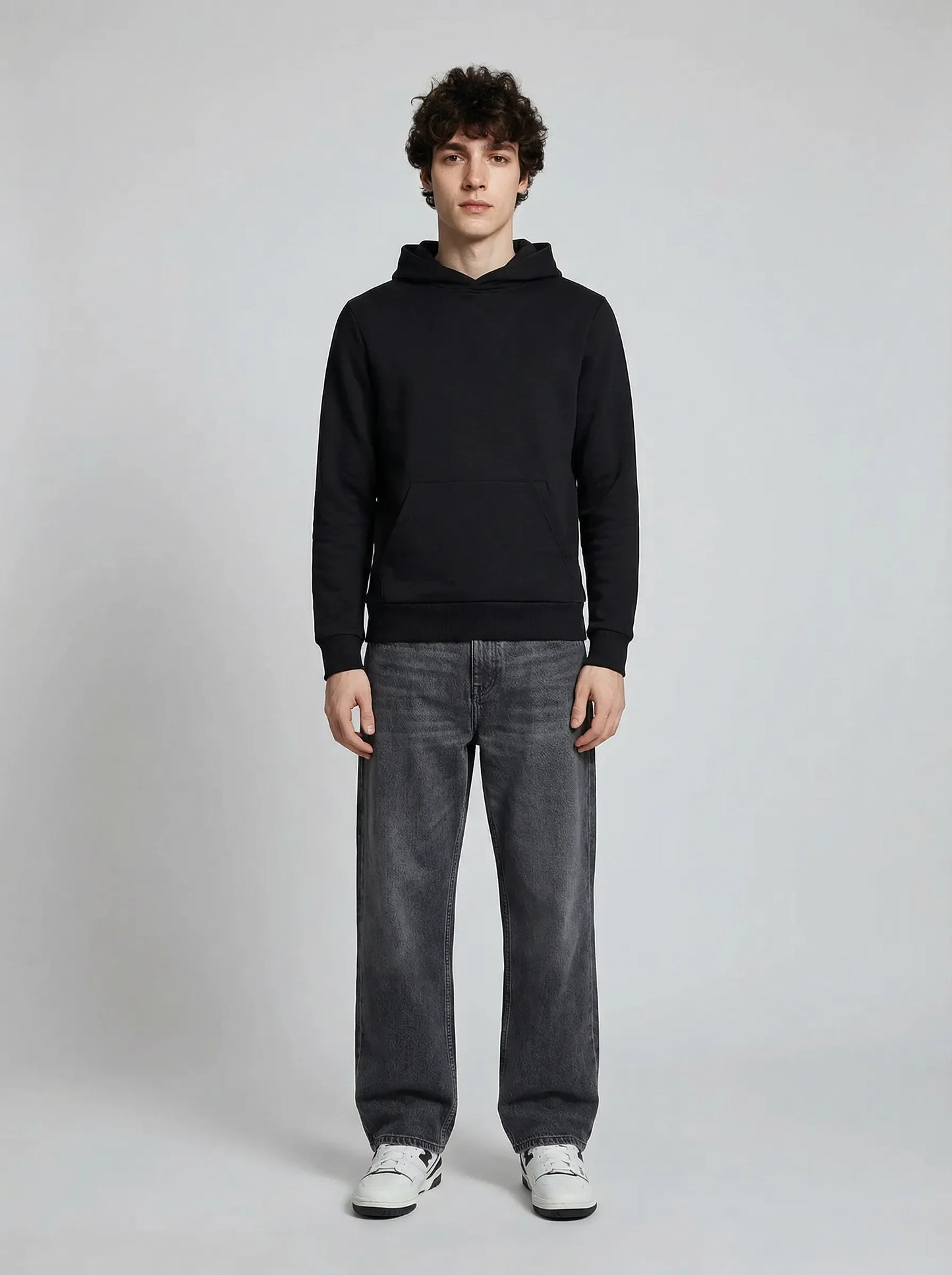 Made in France black hoodie-1