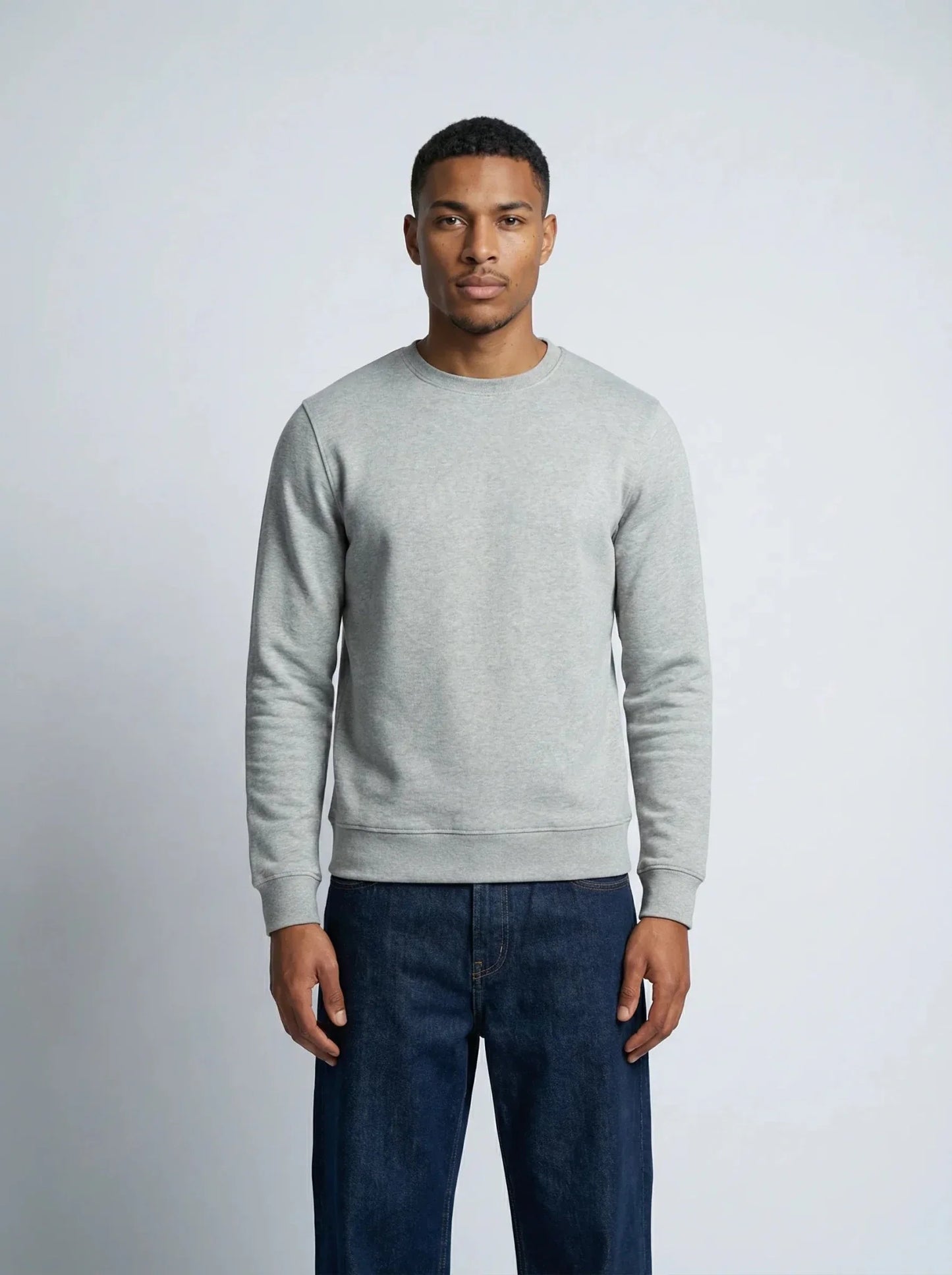 Sweatshirt Gris en Coton Bio – Fabriqué en France – Erverte Paris