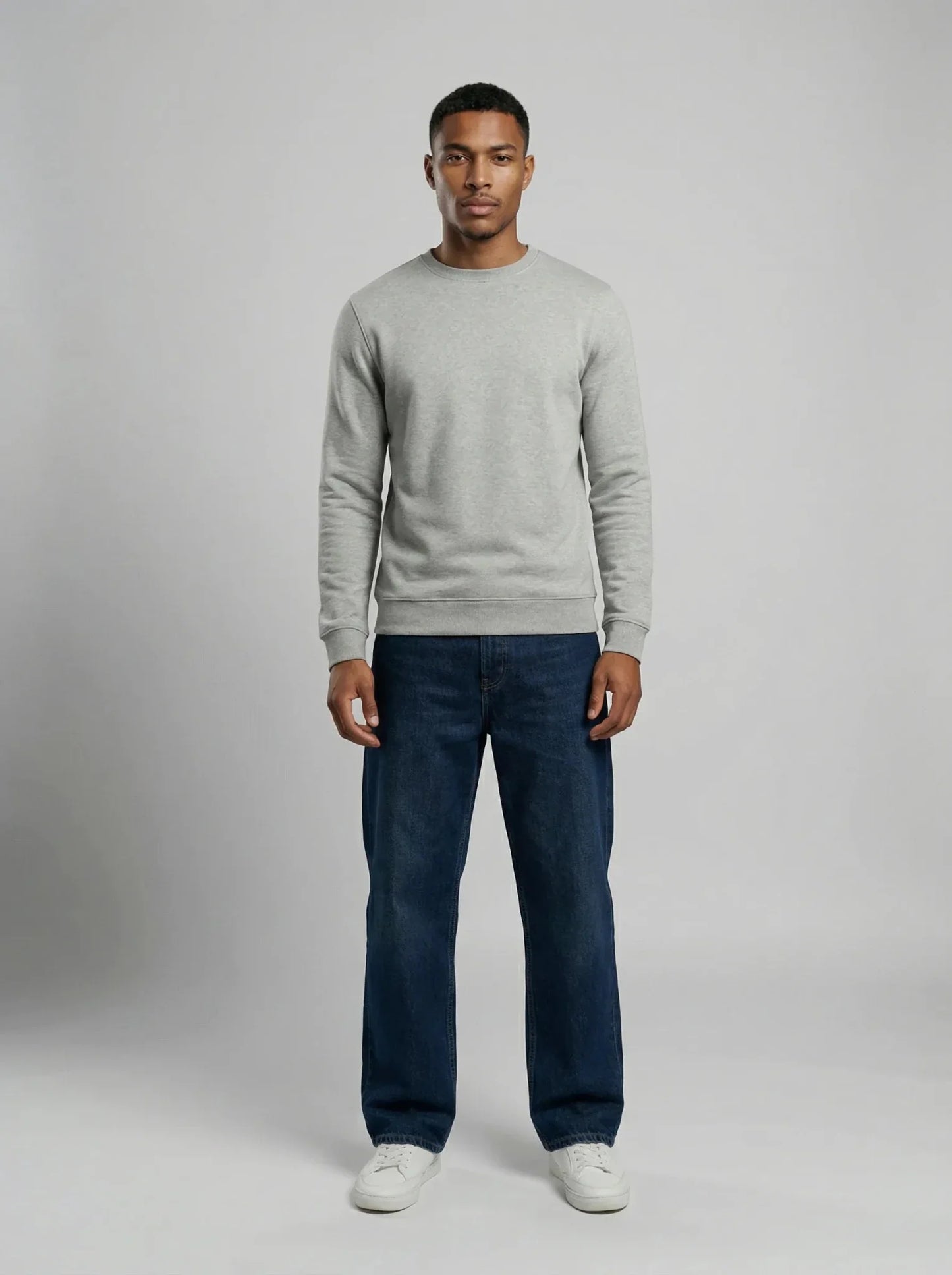 Sweatshirt Gris en Coton Bio – Fabriqué en France – Erverte Paris
