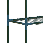 Lot de 2 Étagères à Fleurs en acier 4 Niveaux Intérieur et Extérieur, support de plantes 70 x 27 x 110 cm, vert