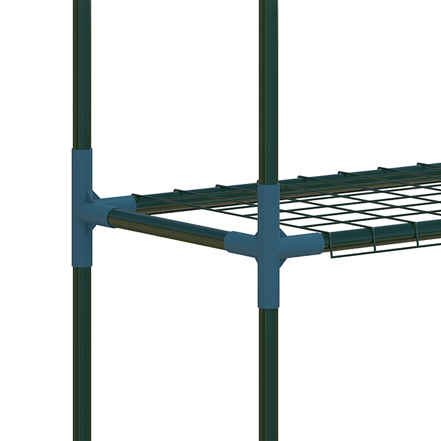 Lot de 2 Étagères à Fleurs en acier 4 Niveaux Intérieur et Extérieur, support de plantes 70 x 27 x 110 cm, vert