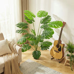 Plante artificielle arbre artificiel monstera deliciosa avec pot inclus hauteur 150 cm intérieure vert