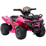 Quad buggy voiture électrique enfant quad électrique 18-36 mois 6 V 2 Km/h max. rose