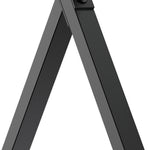 Lot de 2 pieds de table en forme en croix 70 x 72 cm design industriel pour table basse table de chevet noir