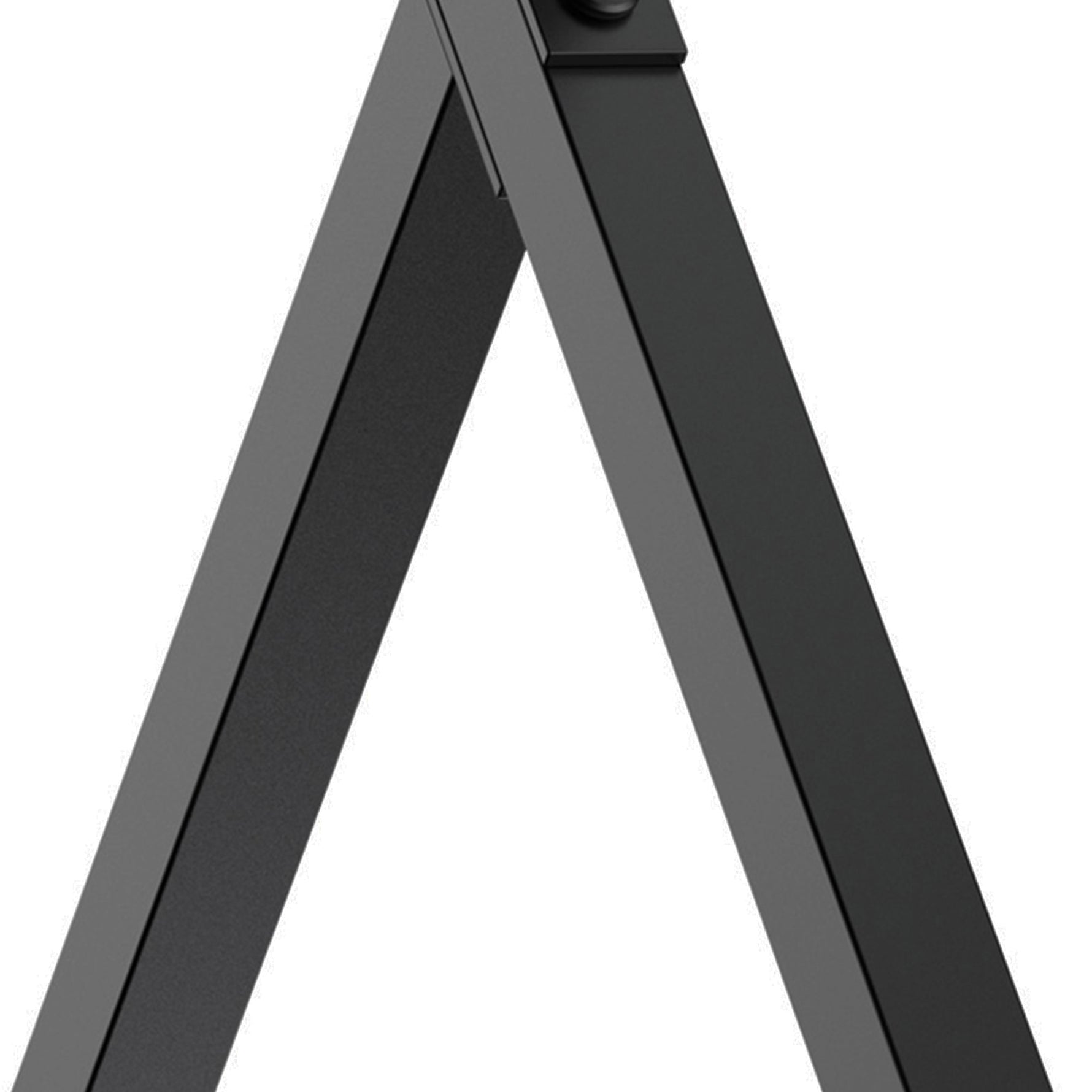 Lot de 2 pieds de table en forme en croix 70 x 72 cm design industriel pour table basse table de chevet noir