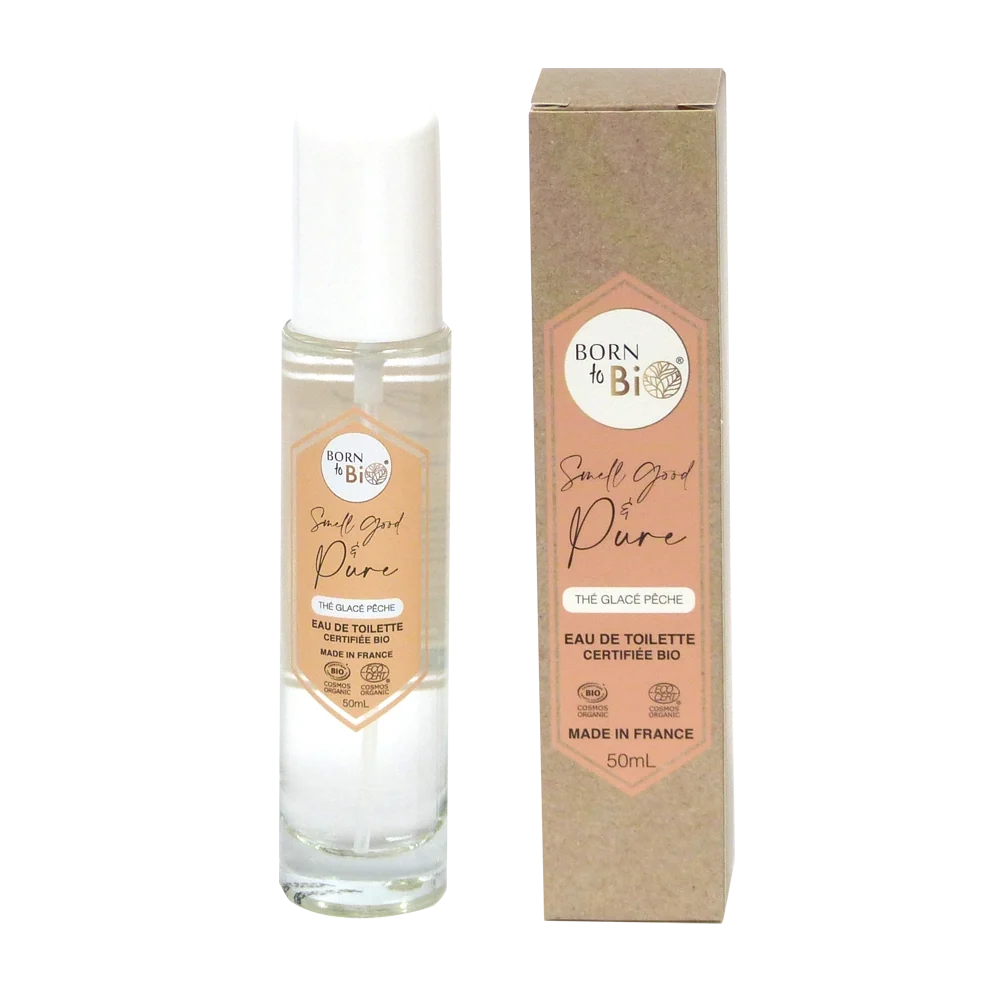 Thé Glacé Pêche – Eau de Toilette Bio | Pêche Fruitée, Thé Fraîche & Légère