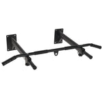 Barre de traction barre de Fitness fixation murale support sac de frappe ou sangles TRX intégré charge max. 150 Kg acier noir