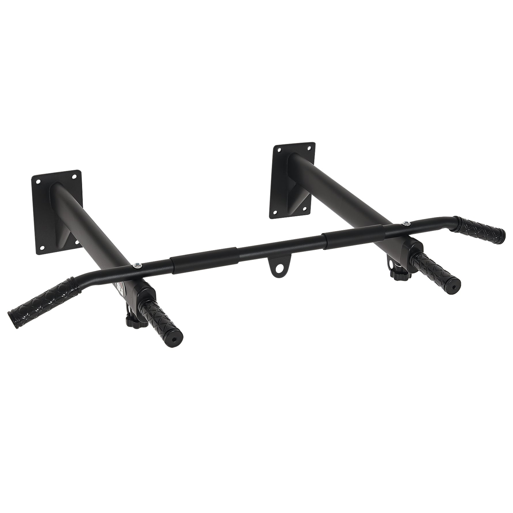 Barre de traction barre de Fitness fixation murale support sac de frappe ou sangles TRX intégré charge max. 150 Kg acier noir
