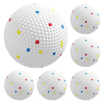 Lot de 6 Balles pour Chien en ETPU Compatibles avec Lanceur Automatique Flottantes et Rebondissantes Ø 58 mm Blanc