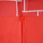Père Noël gonflable décoration de Noël extérieur avec lumières LED sac de cadeau et la cheminée 130 x 82 x 195 cm rouge