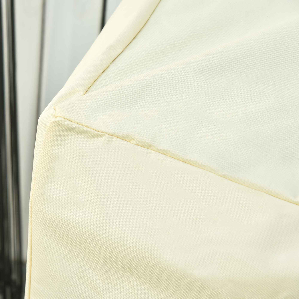 Housse de canapé exterieur étanche, housse de banc de jardin 600D tissu oxford, bache de canapé extérieur pour balcon, terrasse, 140 x 84 x 56/94 cm, beige