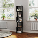 Bibliothèque étagère Design Moderne à 5 Niveaux – Rangement Pratique pour Maison ou Bureau, noir