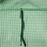 Serre de Jardin avec Étagères 3 Niveaux, Petite Serre de Balcon en Bâche PE 140 g/㎡ Renforcée 143 x 138 x 190 cm, Vert