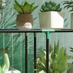 Serre de jardin avec étagères 3 niveaux serre d'hivernage bâche renforcée en PE porte enroulable 100 x 40 x 150 cm vert