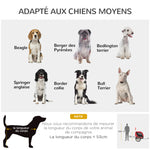 Remolque de bicicleta para perros y mascotas con 8 reflectores y bandera roja, negro