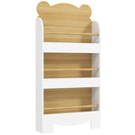 Bibliothèque pour enfant, rangement livre enfant 3 niveaux pour salle de jeux, chambre d'enfant, bois naturel