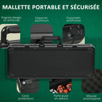 Mallette de Poker Coffret de Poker Complet, avec 500 jetons 5 dés 2 Jeux de Cartes 3 boutons