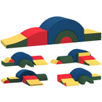 Module motricité bébé 5PCS parcours motricité bébé en mousse EVA pour enfants d'âge préscolaire, multicolore