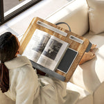Support ordinateur portable lit avec traversin fente pour tablette ou téléphone tapis de souris repose-poignet poignée