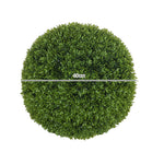 Lot de 2 boules de buis artificielles de 40 cm décoration pour intérieur ou extérieur vert foncé