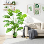 Plante artificielle arbre artificiel monstera deliciosa avec pot inclus hauteur 150 cm intérieure vert