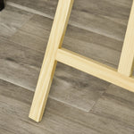 Chevalet d'artiste sur pieds dim. 51,5L x 71,5l x 134,5H cm inclinaison hauteur réglable 90° max. bois de pin