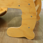 Arche d'escalade pour enfants, table à jouets pour enfants 18-48 mois, design 2 en 1, charge max. 50 kg, bois naturel