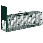 Cage attrape animaux nuisibles 1 entrée dim. 60 x 18 x 20 cm vert foncé
