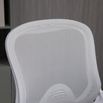 Lot de 2 fauteuils de bureau chaise de bureau assise haute réglable dim. 64L x 60l x 106-126H cm pivotant 360° maille