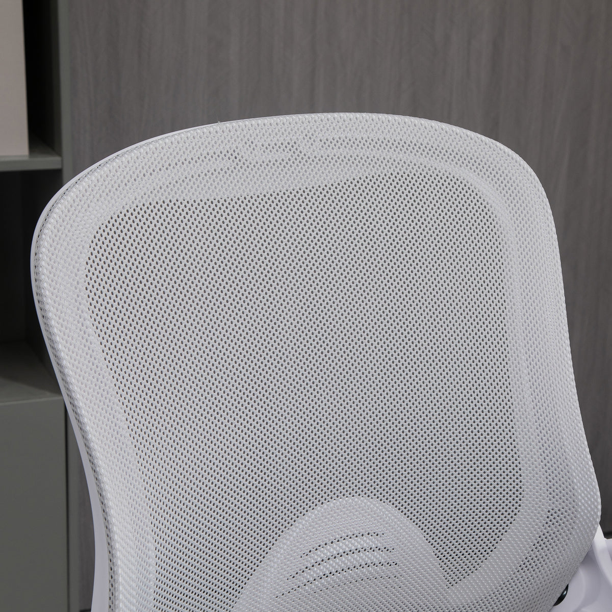 Lot de 2 fauteuils de bureau chaise de bureau assise haute réglable dim. 64L x 60l x 106-126H cm pivotant 360° maille