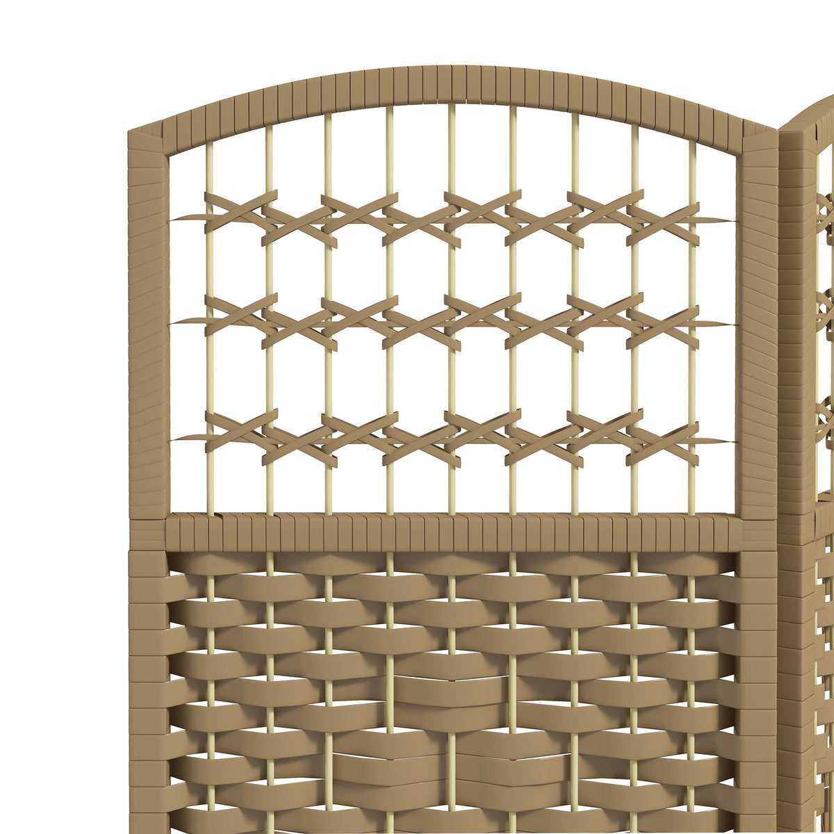 Paravent intérieur en bois séparateur de pièce cloison pliable 3 panneaux 120 x 170 cm bois naturel