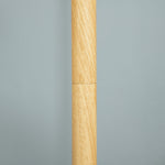 Lampadaire sur Pied Circulaire 40 W Max. Abat-Jour bois naturel clair dim. Ø 38 x 160 cm