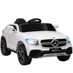Voiture électrique enfants, véhicule électrique 12V, télécommande 2,4G, 3 vitesses, démarrage lent, 105x68x50cm, blanc