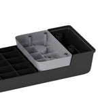 Stepper Fitness Aerobica 3 Livelli, Altezza Regolabile 12/17,5/22,5 cm, Superficie Antiscivolo, Carico 250 kg, Grigio