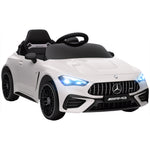 Voiture électrique enfants Mercedes AMG CLE 53 12V 2 moteurs télécommande parentale 2,4G 99 x 55 x 43 cm blanc