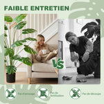 Plante artificielle arbre artificiel monstera deliciosa avec pot inclus hauteur 150 cm intérieure vert