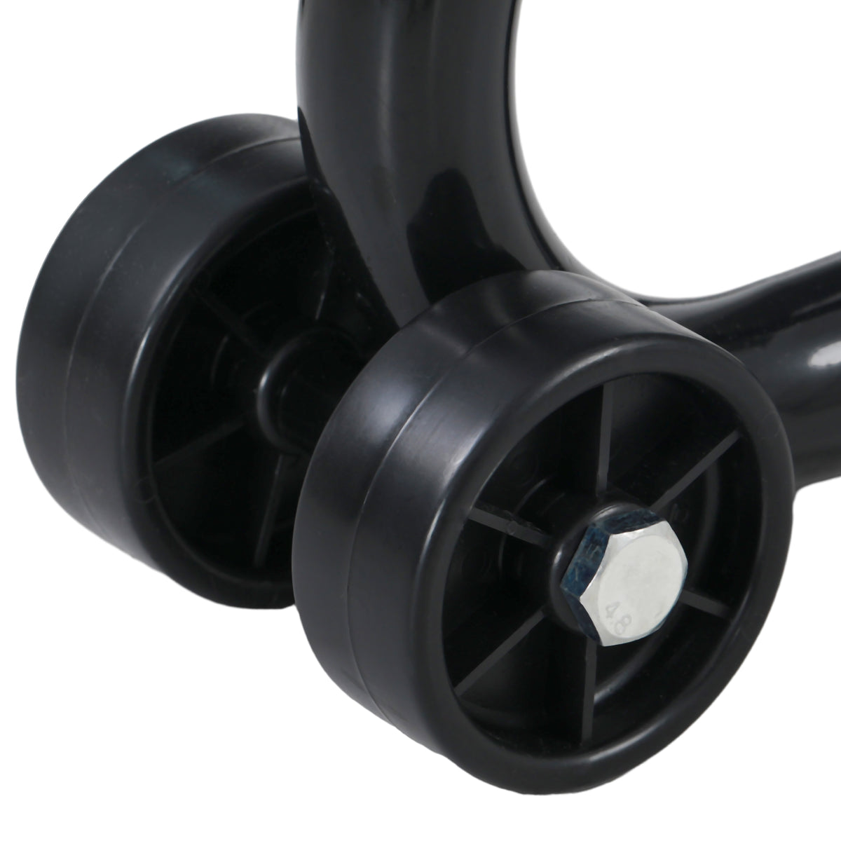Support béquille de moto arrière support de roue lève moto arrière sur roulettes avec bobine de bras oscillant U, noir