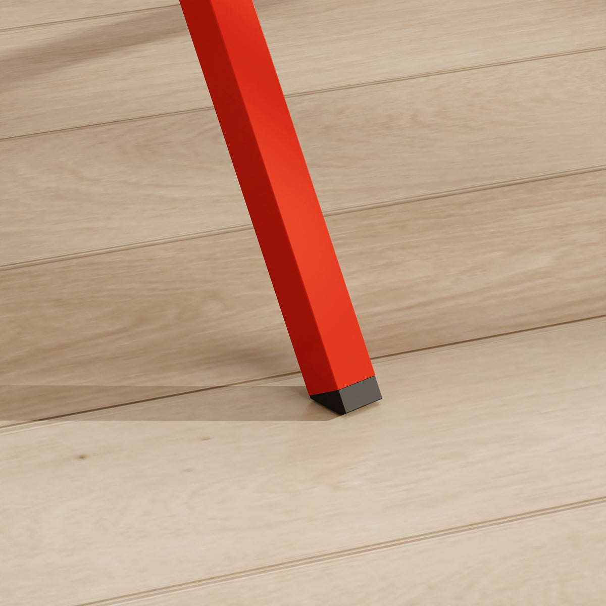 Robuuste opvouwbare stalen schraag, draagvermogen 150 kg, in hoogte en breedte verstelbaar, 102,5 x 71 x 101 cm, rood