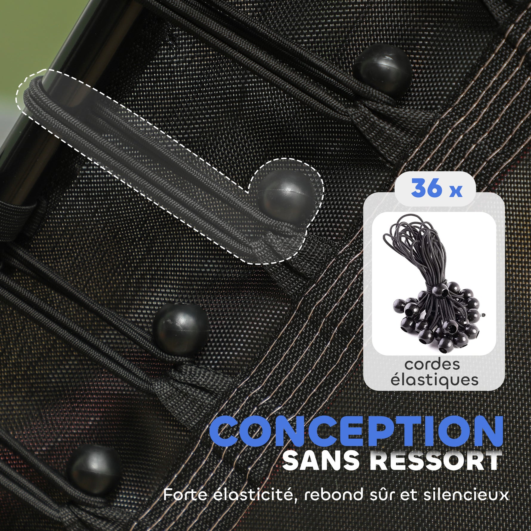Trampoline pour enfant 1,22 x 1,11 x 1,9 m filet de sécurité porte zippée 6 poteaux rembourrés inclus rose noir