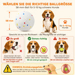 Lanceur de Balles Automatique avec 3 Balles en ETPU, 3 Réglages de Distance 6m/10m/14m, Intérieur et Extérieur, Vert
