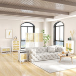 Banc à chaussures meuble de rangement avec porte coulissante et façades rotin tissé 80 x 35 x 45 cm blanc