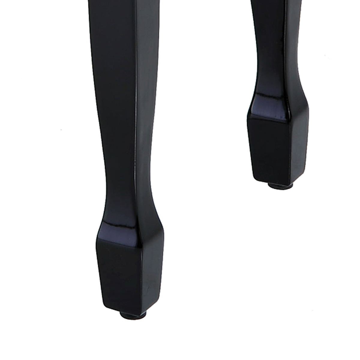 Banc de piano, banc de clavier réglable en hauteur en bois massif, tabouret piano avec siège rembourré polyuréthane à 10 boutons, stable et antidérapant, charge 200kg, noir