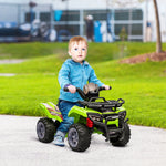 Quad buggy voiture électrique enfant quad électrique 18-36 mois 6 V 2 Km/h max. vert