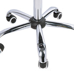 Lot de 2 chaises de bureau fauteuil manager pivotant hauteur réglable revêtement synthétique capitonné blanc